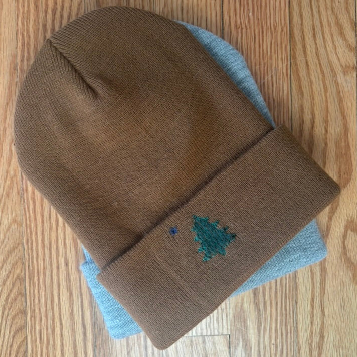 Embroidered Maine State Flag Beanie