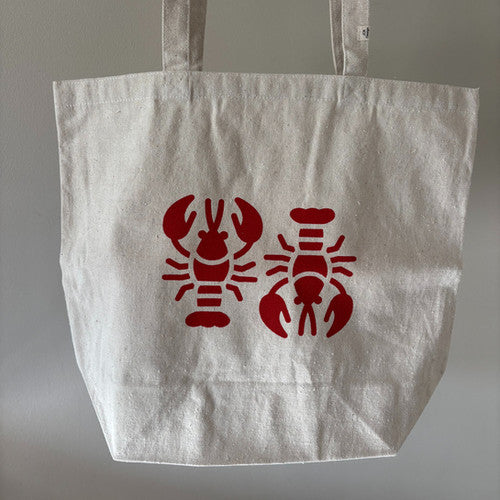 Twin Lobster Tote Bag