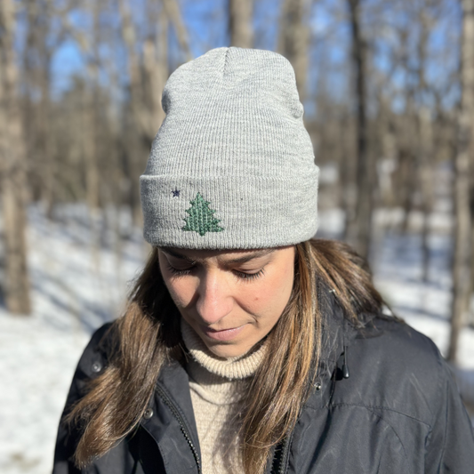 Embroidered Maine State Flag Beanie