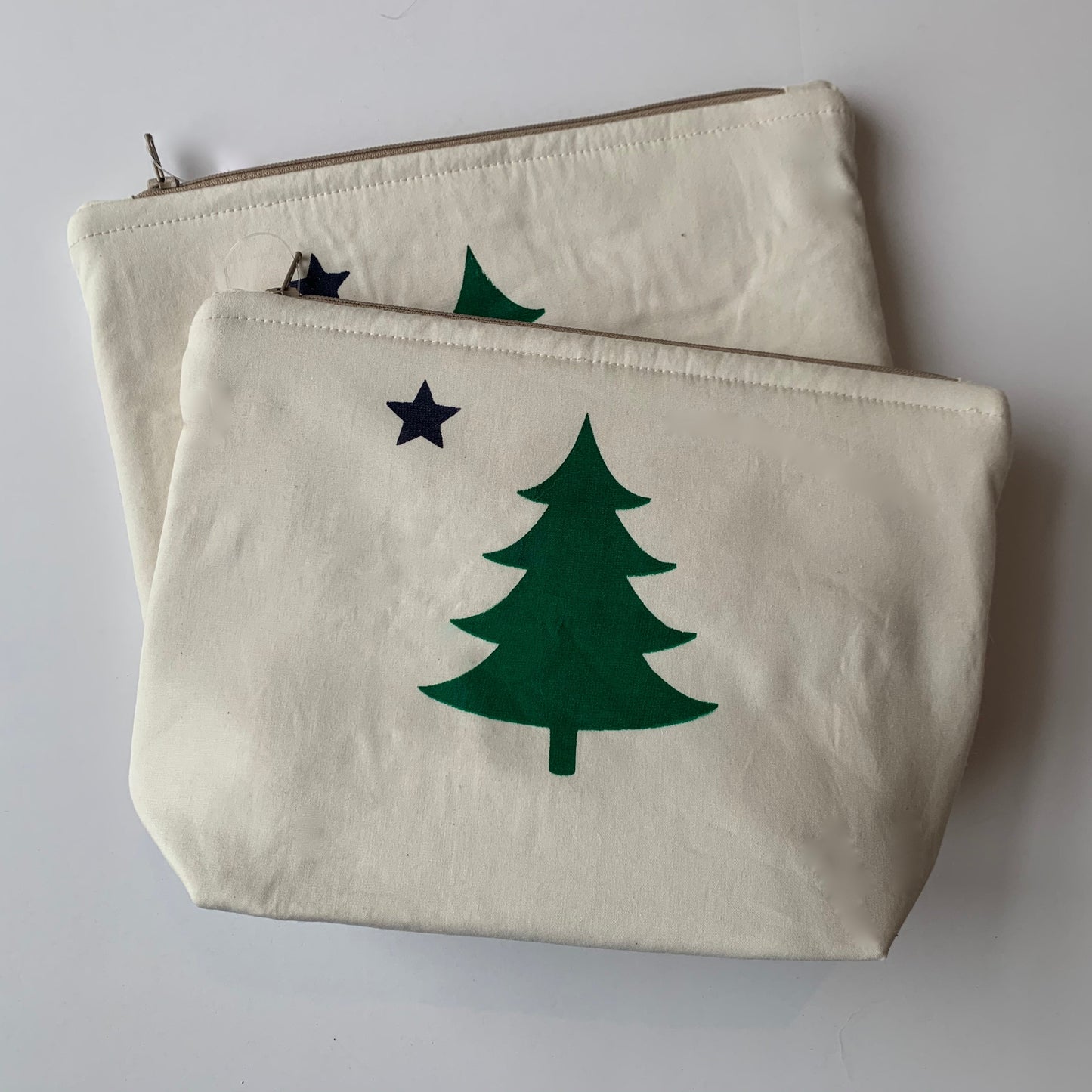 Maine State Flag Cosmetic Bag